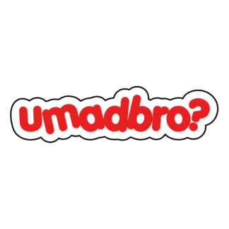umadbro Sticker (Red)